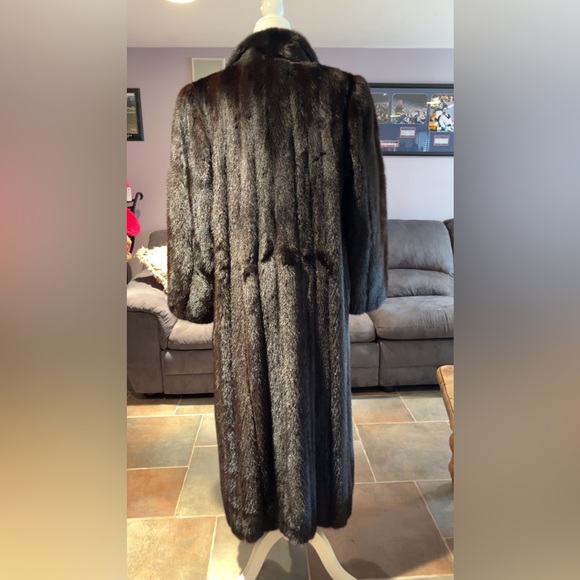 Mink coat full length long sleeve furs by Blum Brooklyn - Picture 2 of 11